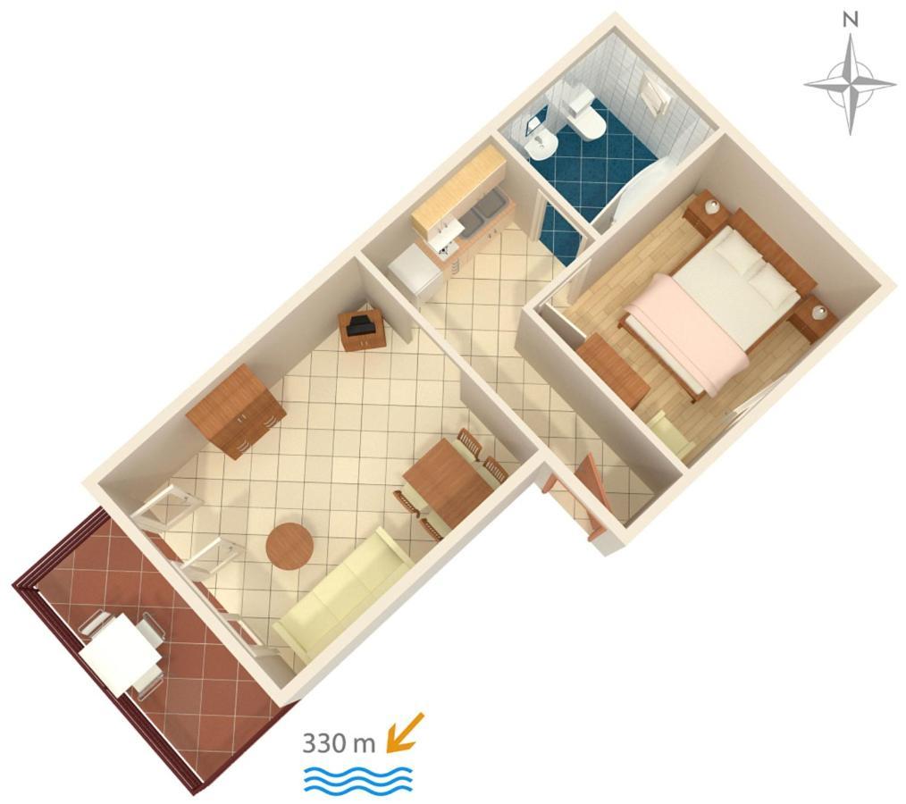 Apartment Jadranovo 5533A Kültér fotó